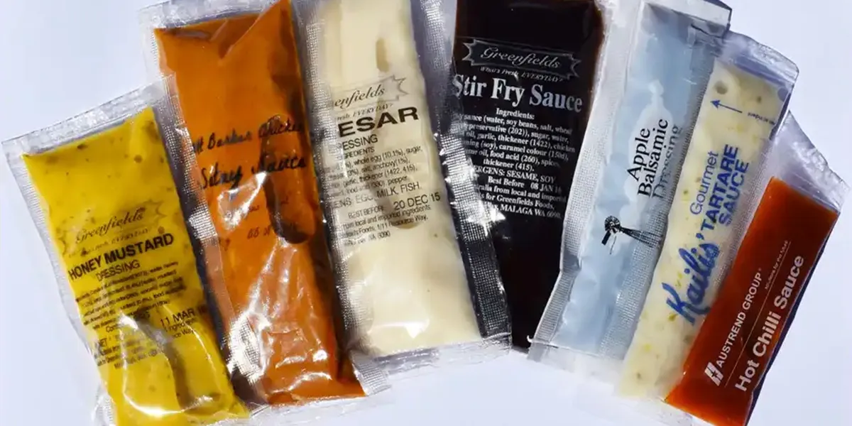 دستگاه بسته بندی سس تک نفره