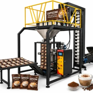 دستگاه بسته بندی کاپوچینو 3 در 1 تک نفره